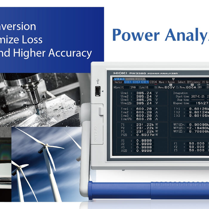 HIOKI's NEW POWER ANALYZER PW3390