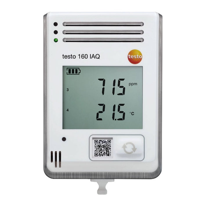Testo 160 IAQ Wifi Datalogger : Temp, Humidity, CO2 & Atmospheric Pressure - Anaum Corporation