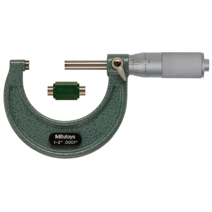Mitutoyo 103-136 Outside Micrometer, 1 ~ 2" - Anaum Corporation