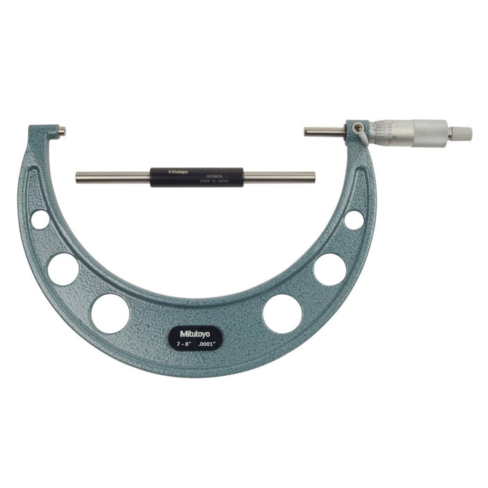 Mitutoyo 103-222 Outside Micrometer, Range 7 To 8" - Anaum Corporation