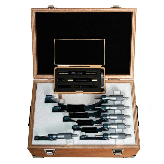Mitutoyo 103-913-50 Outside Micrometers Set, Range 0 ~ 150mm - Anaum Corporation