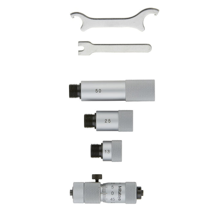 Mitutoyo 137-206 Extension Rod Type Tubular Inside Micrometer, Range 50-150mm - Anaum Corporation