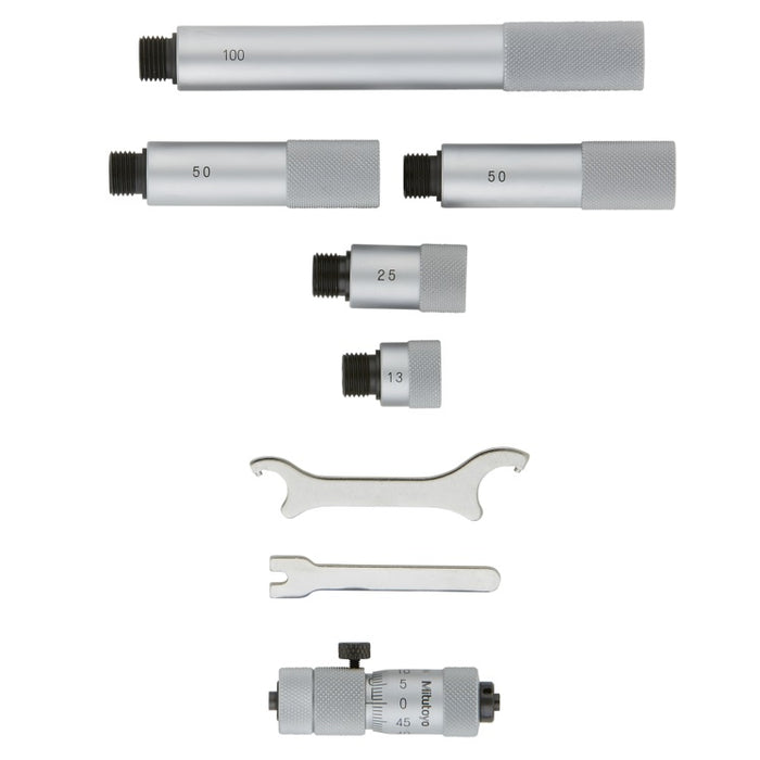 Mitutoyo 137-207 Extension Rod Type Tubular Inside Micrometer, Range 50-300mm - Anaum Corporation