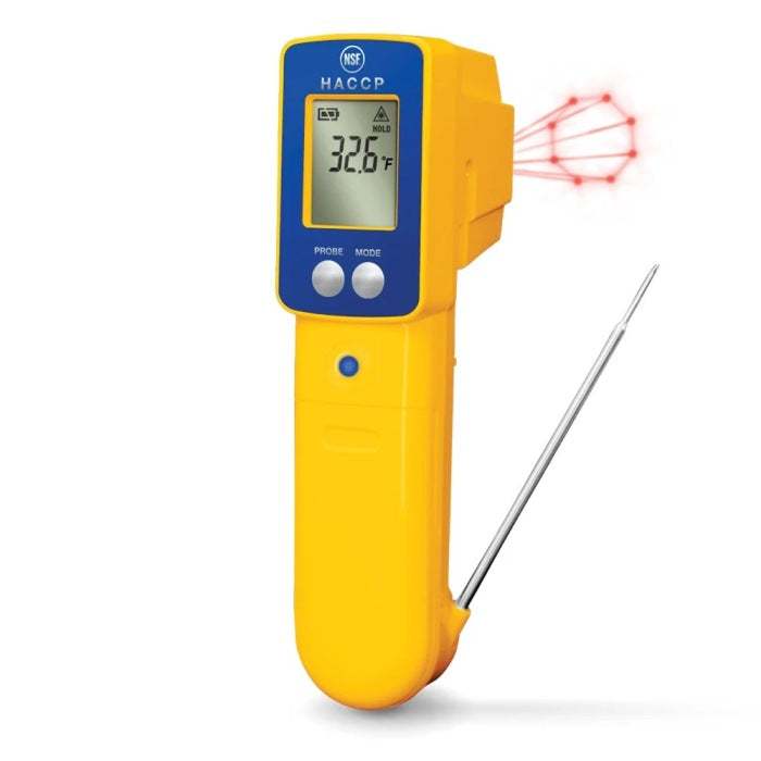 DeltaTrak 15039-01 ThermoTrace® BLE Infrared Thermocouple Probe Combo Thermometer - Anaum Corporation
