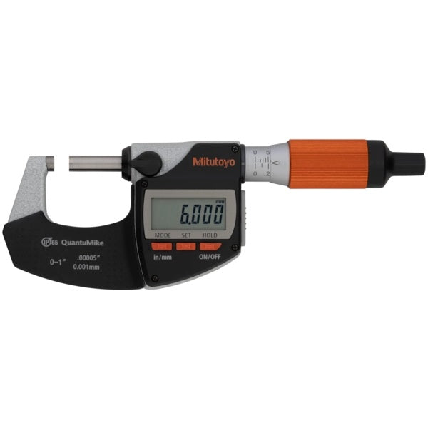 Mitutoyo 293-180-40 QuantuMike Digital Micrometer, Range 0 ~ 1″/25.4mm - Anaum Corporation