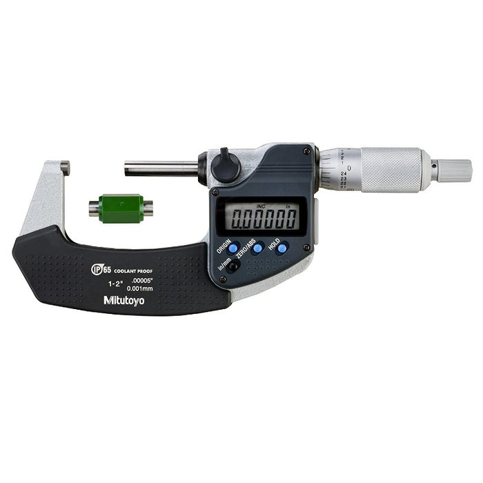 Mitutoyo 293-331-30 Coolant Proof Micrometer, Range 1-2”/25.4-50.8mm - Anaum Corporation