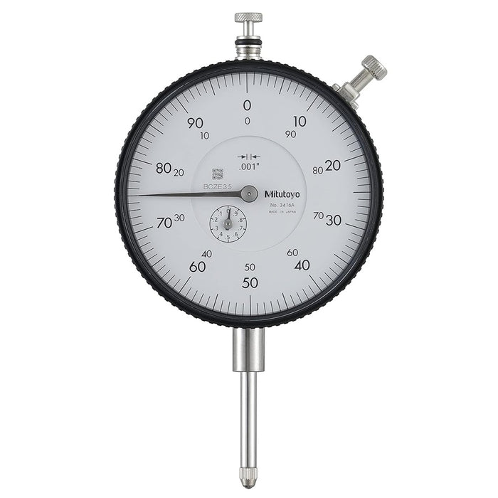 Mitutoyo 3416A Dial Indicator with Lug, 0 ~ 1″ - Anaum Corporation