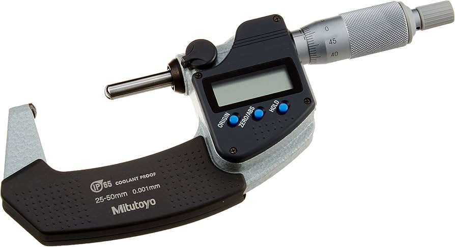 Mitutoyo 395-272-30 Electronic Spherical Face Micrometer, Range: 25-50mm - Anaum Corporation