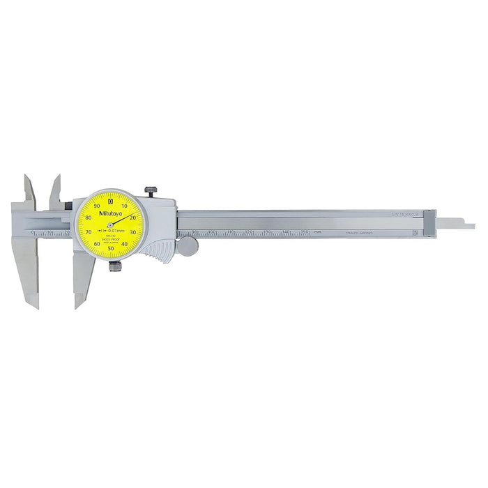 Mitutoyo 505-732 Dial Caliper, Range 0-150mm - Anaum Corporation