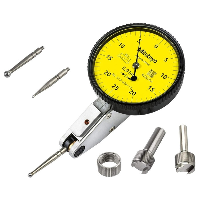 Mitutoyo 513-424-10A Dial Test Indicator Set, Range 0.5mm - Anaum Corporation