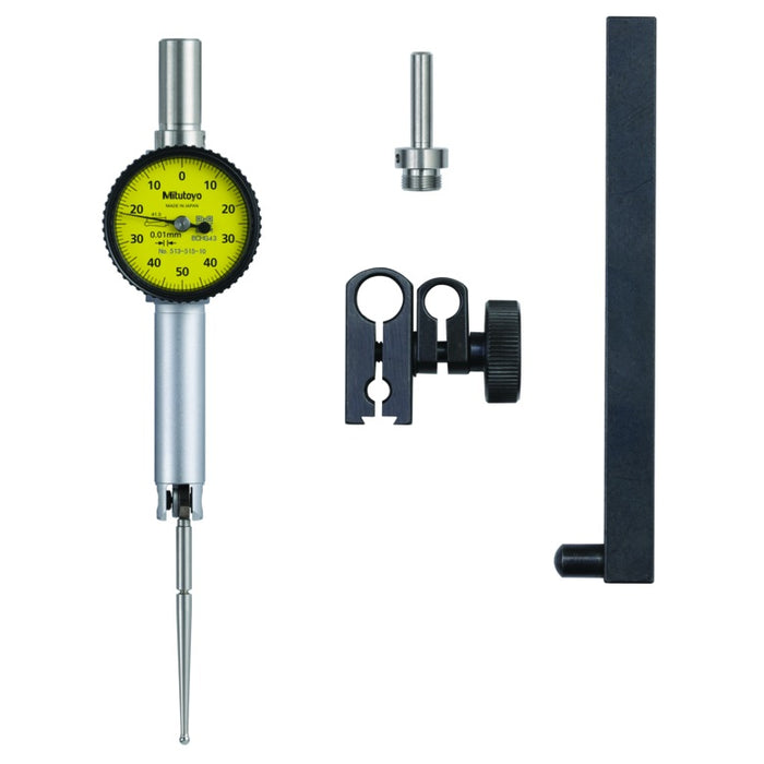 Mitutoyo 513-515-10T Pocket Dial Test Indicator Set, Range 1mm - Anaum Corporation