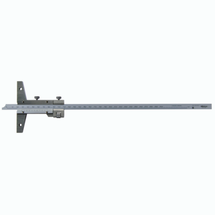 Mitutoyo 527-103 Vernier Depth Gage, Range: 0-300mm/0.02mm - Anaum Corporation