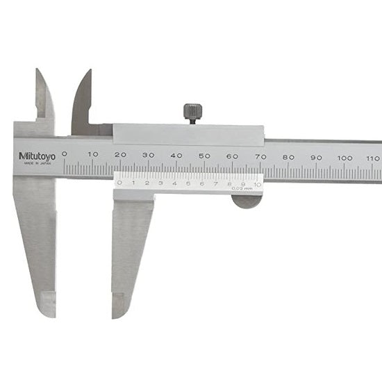 Mitutoyo 530-123 Vernier Caliper, Range 0-200mm/0-8" - Anaum Corporation