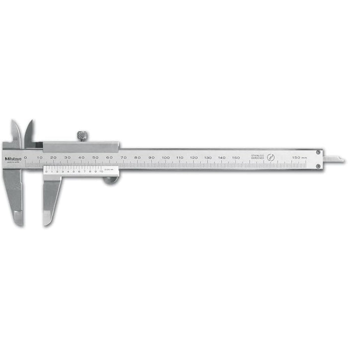 Mitutoyo 531-101 Vernier Caliper With Thumb Clamp, Range: 0-150mm - Anaum Corporation