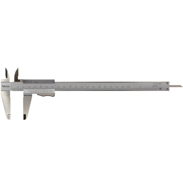 Mitutoyo 531-108 Vernier Caliper Thumb Clamp, Range: 0-200mm - Anaum Corporation
