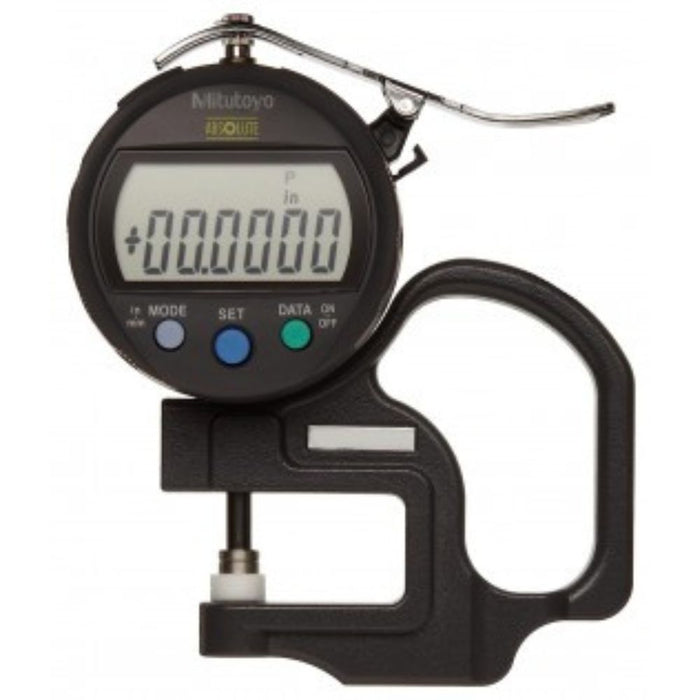 Mitutoyo 547-300A Flat Anvil ABS Thickness Gauge, Range: 0-0.4" - Anaum Corporation