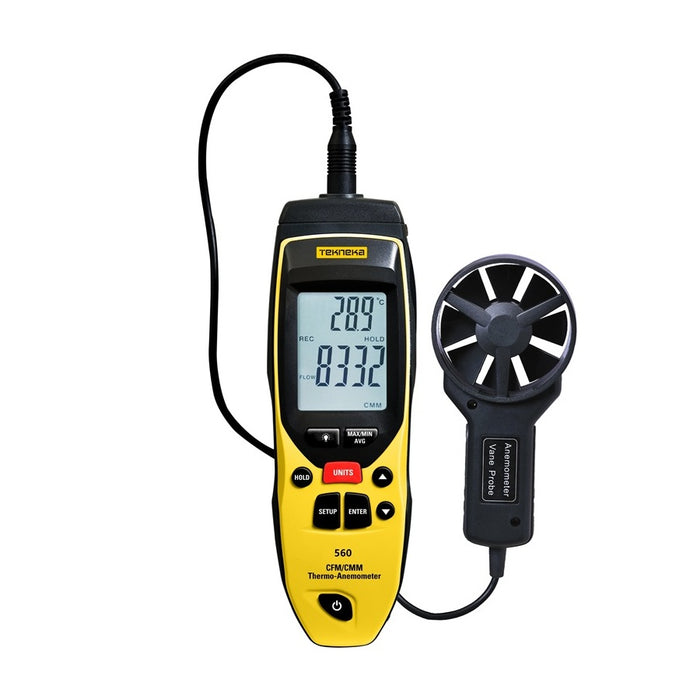 Tekneka 560 CFM/CMM Thermo Anemometer - Anaum Corporation