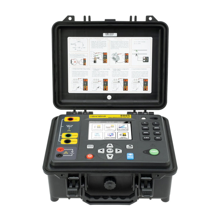 Tekneka 8865 Insulation Tester 10kV - Anaum Corporation