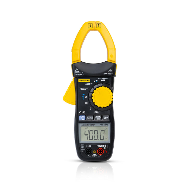 Tekneka C140 AC Clamp Meter 1000A - Anaum Corporation