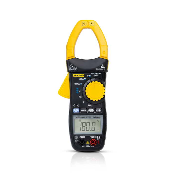 Tekneka C180 AC/DC Clamp Meter 1000A - Anaum Corporation