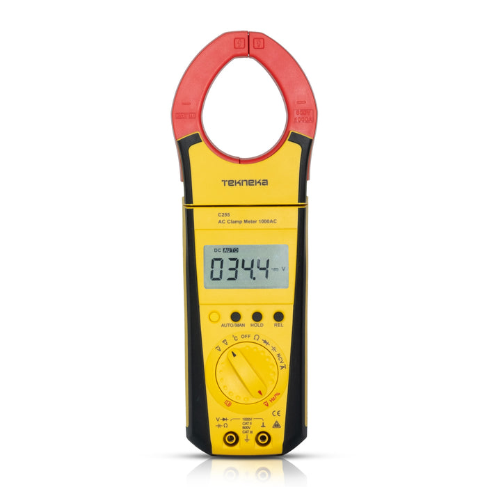 Tekneka C255 AC Clamp Meter 1000A - Anaum Corporation