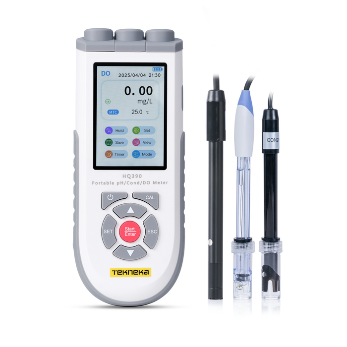 Tekneka HQ390 Portable pH/Conductivity/DO Meter Kit - Anaum Corporation