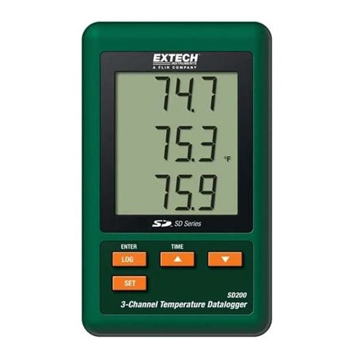 Extech SD200: 3-Channel Temperature Datalogger - Anaum Corporation