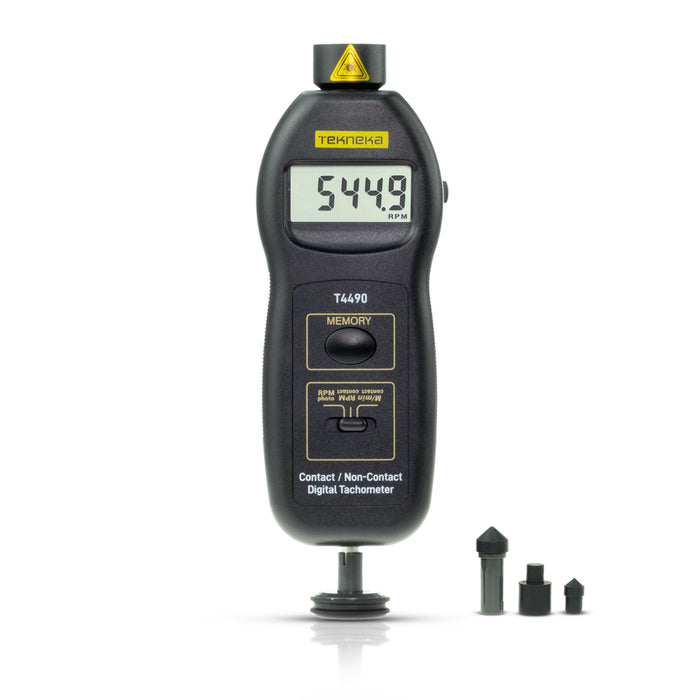Tekneka T4490 Digital Contact/Non-Contact Tachometer - Anaum Corporation