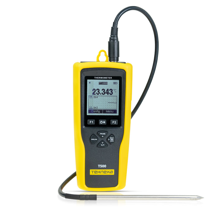 Tekneka T500 Single Channel Thermometer Data Logger - Anaum Corporation