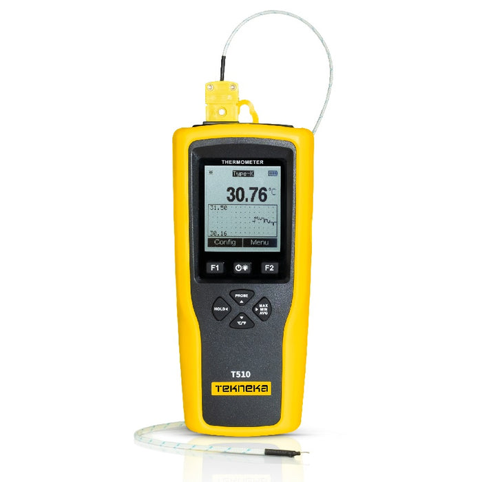 Tekneka T510 Single Channel Thermometer Data Logger - Anaum Corporation