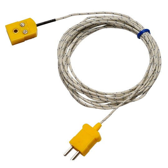 Tekneka TPA-20 Type-K Extension Temperature Probe, 3 Meters - Anaum Corporation