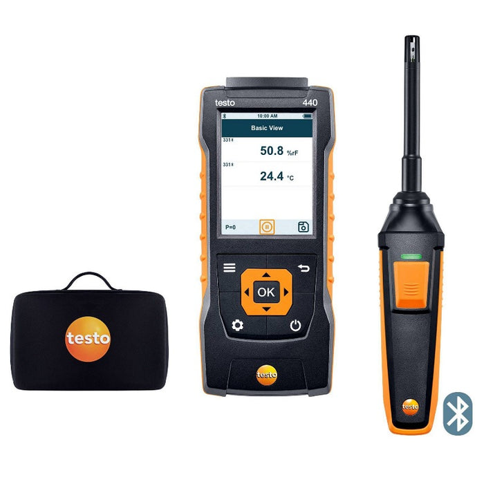 Testo 440 Humidity Kit With Bluetooth - Anaum Corporation