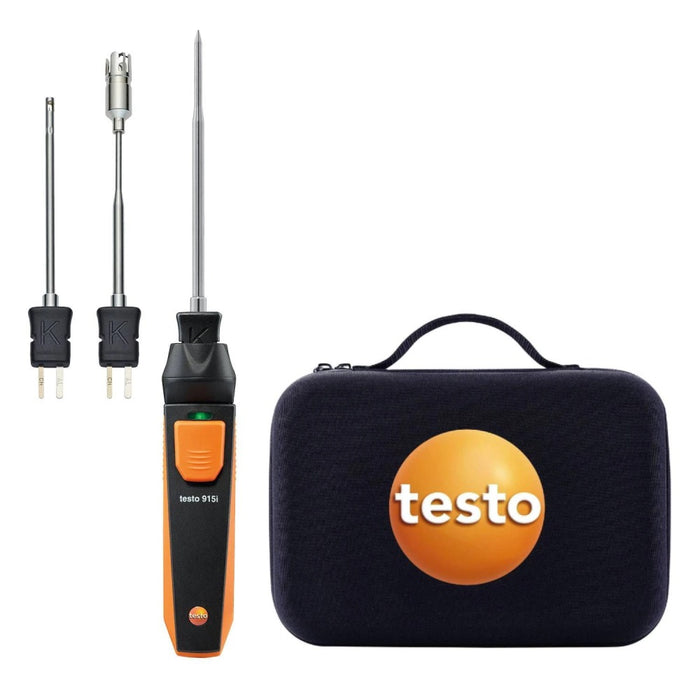 Testo 915i Temperature Kit Thermometer With Temperature Probes And Smartphone Operation - Anaum Corporation