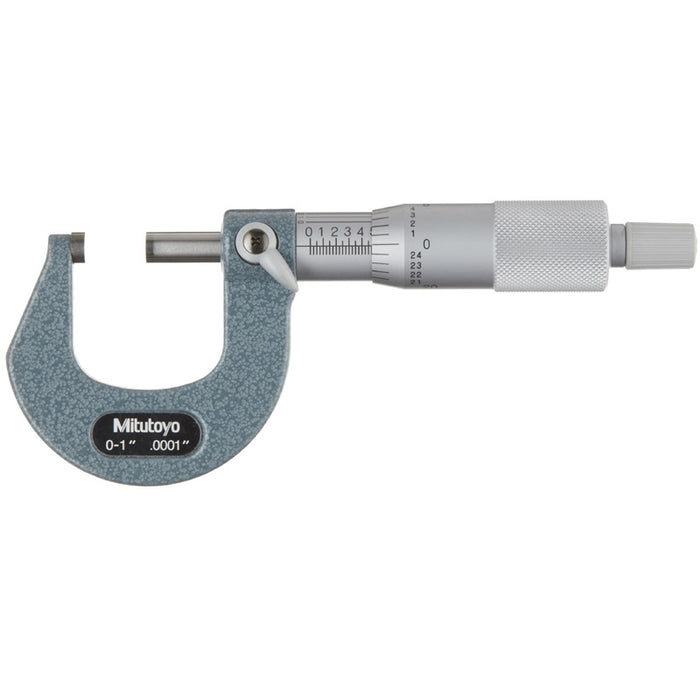 Mitutoyo 103-260 Outside Micrometer, Range 0-1" - Anaum Corporation
