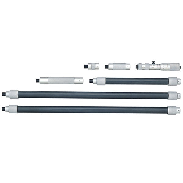 Mitutoyo 139-180 Tubular Inside Micrometer, Range 4-52" - Anaum Corporation