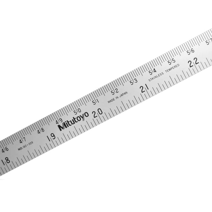 Mitutoyo 182-309 Semi-Flexible Steel Rule, Size 40" X 1000mm - Anaum Corporation