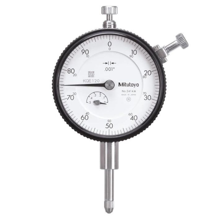 Mitutoyo 2414A Dial Indicator, Range 0-0.5" - Anaum Corporation