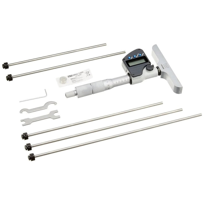 Mitutoyo 329-350-30 : Digital Depth Micrometer 0-150mm / 0-6" - Anaum Corporation