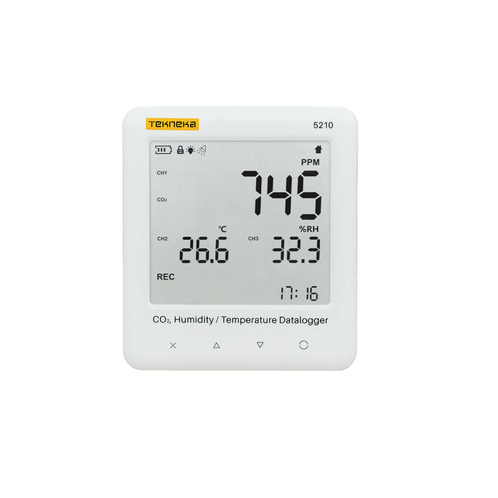Tekneka 5210 CO2 Humidity Temperature Datalogger - Anaum Corporation