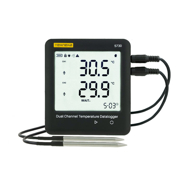Tekneka 5730 Dual Channel Temperature Data Logger - Anaum Corporation