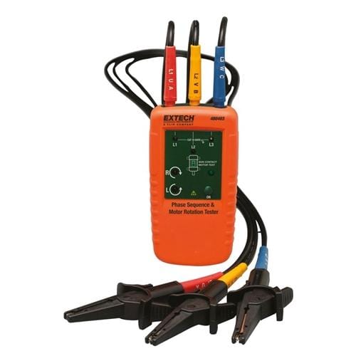 Extech 480403: Motor Rotation and 3-Phase Tester - Anaum - Test and Measurement