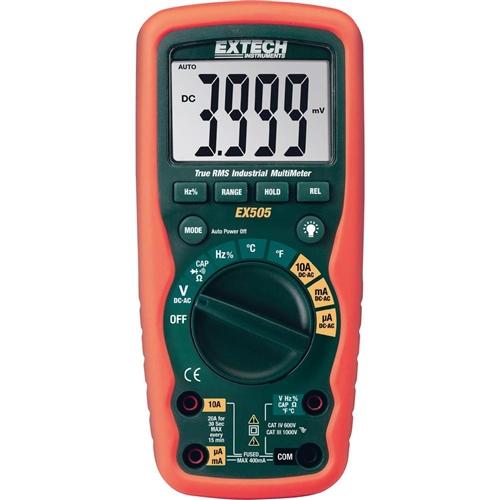Extech EX505: 11 Function Heavy Duty True RMS Industrial MultiMeter - anaum.ca