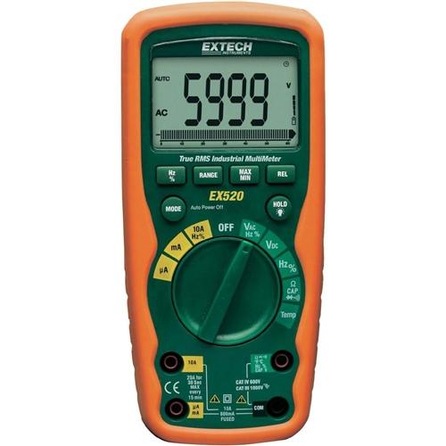 Extech EX520: 11 Function Heavy Duty True RMS Industrial MultiMeter - anaum.ca