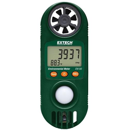Extech EN100: Compact Hygro-Thermo-Anemometer with Light Sensor - anaum.ca