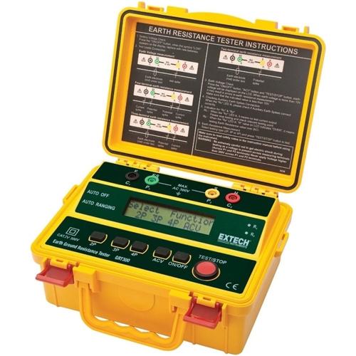 Extech GRT300: 4-Wire Earth Ground Resistance Tester Kit - anaum.ca