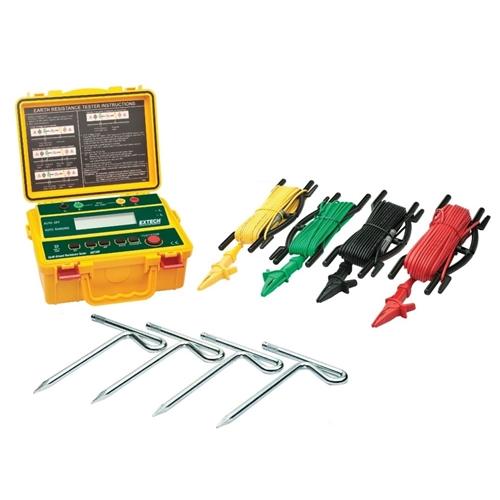 Extech GRT300: 4-Wire Earth Ground Resistance Tester Kit - anaum.ca
