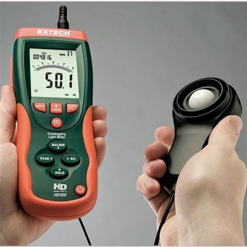 Extech HD450: Datalogging Heavy Duty Light Meter - anaum.ca