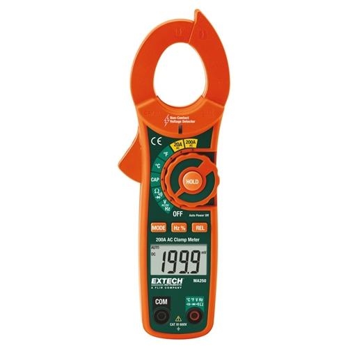 Extech MA250: 200A AC Clamp Meter + NCV - anaum.ca