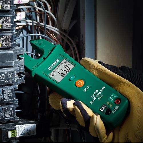 Extech MA260: True RMS 200A AC Open Jaw Clamp Meter - anaum.ca