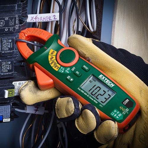 Extech MA61: 60A True RMS AC Clamp Meter + NCV - anaum.ca